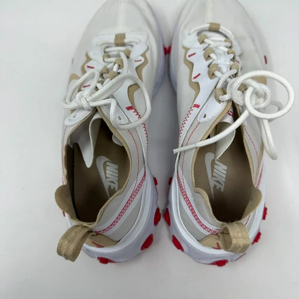 Nike Women's React‎ Element 55 White Desert Ember Size 9
